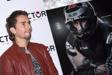 Jorge Lorenzo die Sector Uhren Collection, Madrid