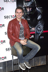 Jorge Lorenzo die Sector Uhren Collection, Madrid