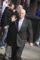 John McCain bei der 'Late Show with David Letterman', New York