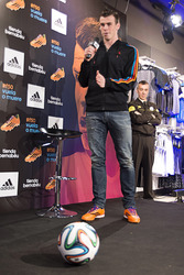 Gareth Bale präsentiert die Adizero f50 Boots by Adidas, Madrid