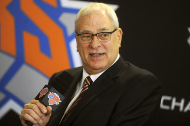 Phil Jackson ist neuer Team President der New York Knicks, New York