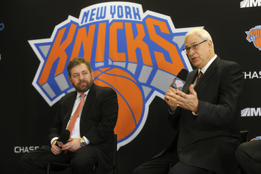 Phil Jackson ist neuer Team President der New York Knicks, New York