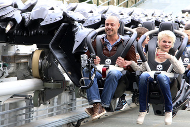 Wing Coaster 'Flug der Dämonen' Eröffnung, Soltau