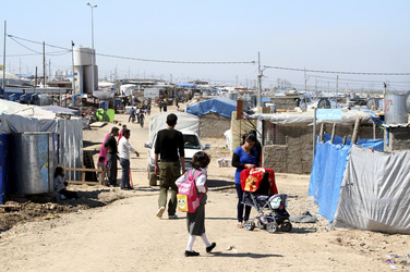 Camp für syrische Bürgerkriegsflüchtlinge in Domiz