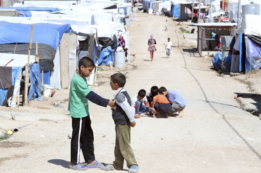 Camp für syrische Bürgerkriegsflüchtlinge in Domiz