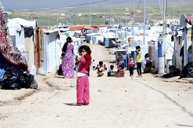 Camp für syrische Bürgerkriegsflüchtlinge in Domiz