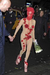 Lady Gagaa Ankunft am Roseland Ballroom, New York