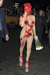 Lady Gagaa Ankunft am Roseland Ballroom, New York
