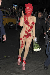Lady Gagaa Ankunft am Roseland Ballroom, New York