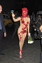 Lady Gagaa Ankunft am Roseland Ballroom, New York