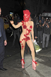 Lady Gagaa Ankunft am Roseland Ballroom, New York