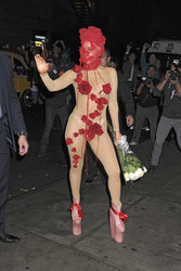 Lady Gagaa Ankunft am Roseland Ballroom, New York