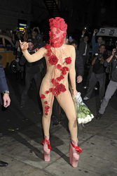 Lady Gagaa Ankunft am Roseland Ballroom, New York