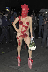 Lady Gagaa Ankunft am Roseland Ballroom, New York