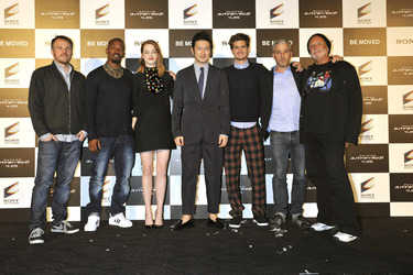 Marc Webb, Jamie Foxx, Emma Stone, Shido Nakamura, Andrew Garfield, Matt Tolmach, Avi Arad
