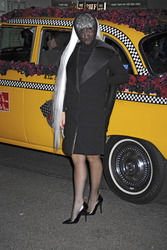 Lady Gaga bei der Ankunft am Roseland Ballroom, New York