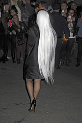 Lady Gaga bei der Ankunft am Roseland Ballroom, New York