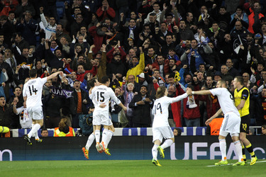 Champions League Match Real Madrid vs. Borussia Dortmund, Madrid