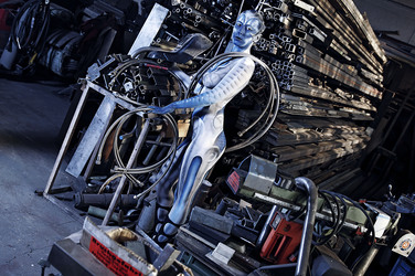 Schlosserei / Metalworking Bodypainting