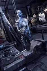 Schlosserei / Metalworking Bodypainting