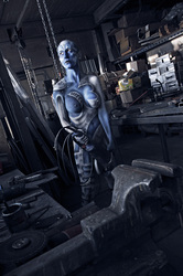 Schlosserei / Metalworking Bodypainting