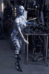 Schlosserei / Metalworking Bodypainting