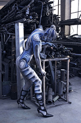 Schlosserei / Metalworking Bodypainting