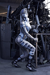 Schlosserei / Metalworking Bodypainting