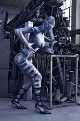 Schlosserei / Metalworking Bodypainting