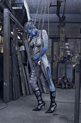 Schlosserei / Metalworking Bodypainting