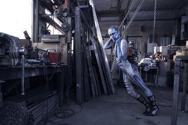 Schlosserei / Metalworking Bodypainting