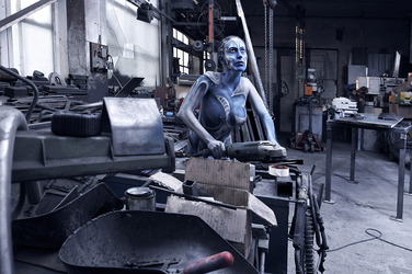 Schlosserei / Metalworking Bodypainting