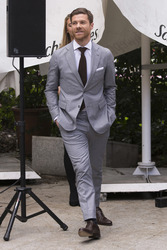 Xabi Alonso präsentiert die neue Emidio Tucci Collection, Madrid