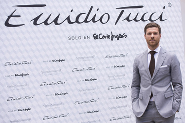 Xabi Alonso präsentiert die neue Emidio Tucci Collection, Madrid