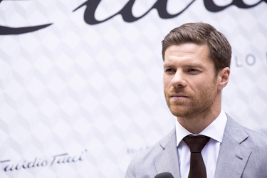 Xabi Alonso präsentiert die neue Emidio Tucci Collection, Madrid