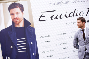 Xabi Alonso präsentiert die neue Emidio Tucci Collection, Madrid