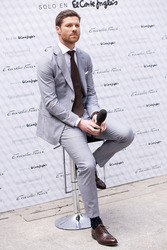 Xabi Alonso präsentiert die neue Emidio Tucci Collection, Madrid