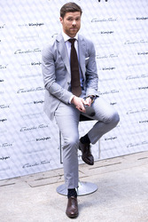 Xabi Alonso präsentiert die neue Emidio Tucci Collection, Madrid