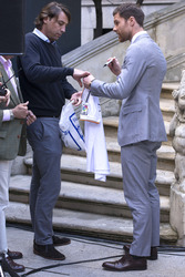 Xabi Alonso präsentiert die neue Emidio Tucci Collection, Madrid