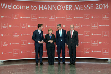 Eröffnungsfeier der Hannover Messe 2014