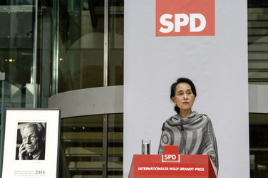 Verleihung des 3. Internationalen Willy-Brandt-Preises an Aung San Suu Kyi, Berlin