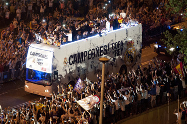 Copa del Rey Siegesfeier, Madrid