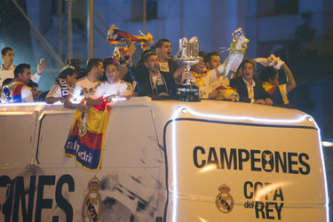 Copa del Rey Siegesfeier, Madrid