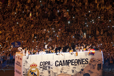 Copa del Rey Siegesfeier, Madrid