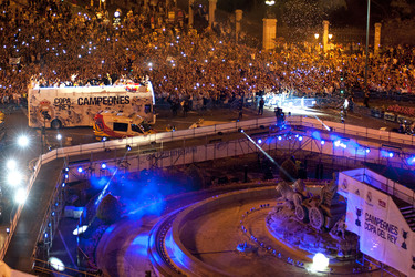 Copa del Rey Siegesfeier, Madrid