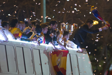 Copa del Rey Siegesfeier, Madrid