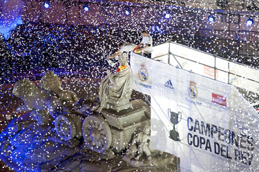 Copa del Rey Siegesfeier, Madrid