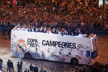 Copa del Rey Siegesfeier, Madrid