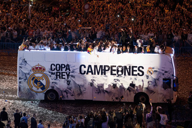 Copa del Rey Siegesfeier, Madrid