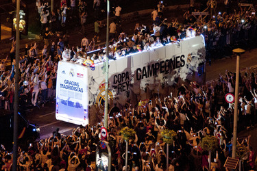 Copa del Rey Siegesfeier, Madrid